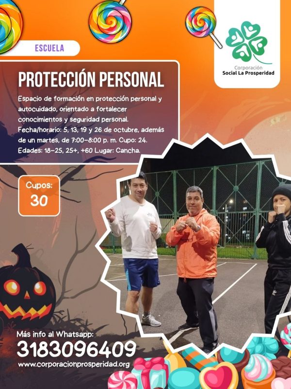 Espacio de formación en protección personal y autocuidado para fortalecer conocimientos y seguridad