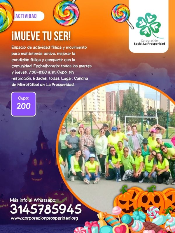 Espacio de actividad física y movimiento para mantenerse activo, mejorar la condición física y compartir con la comunidad.